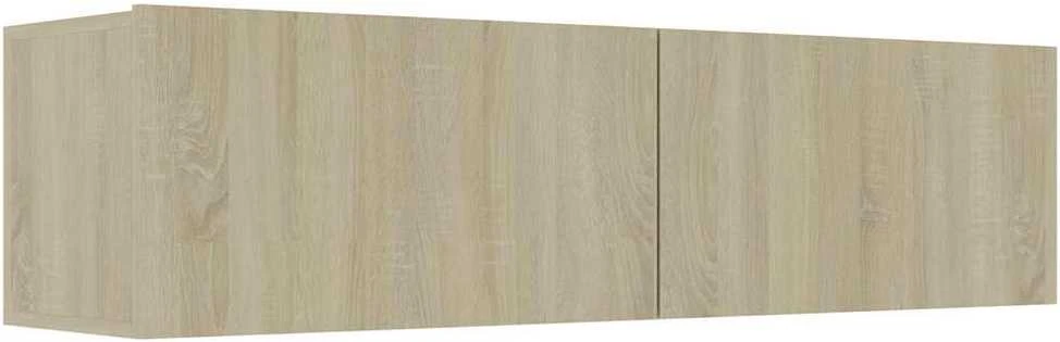TV staliukas Televizoriaus spintelė, ąžuolo, 120x30x30cm, apdirbta mediena