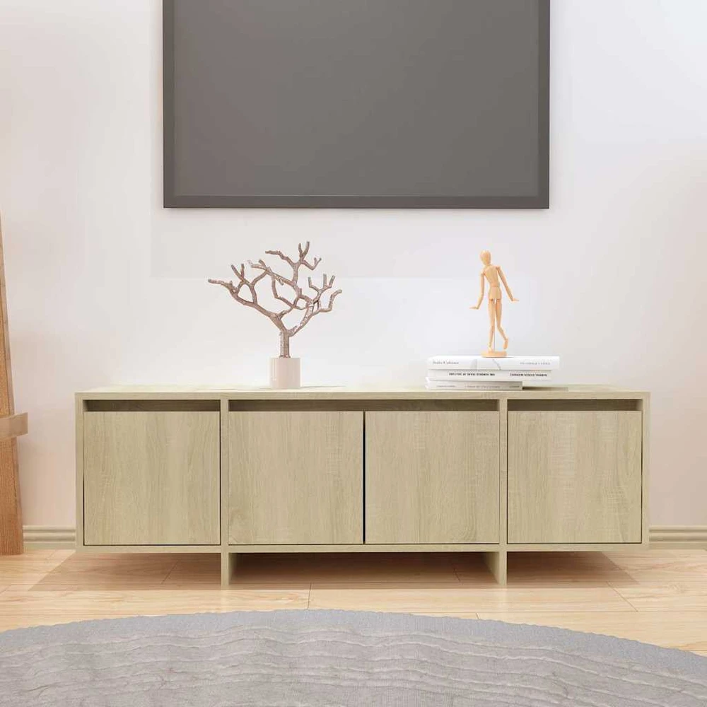 TV staliukas Televizoriaus spintelė, ąžuolo, 120x30x40,5cm, apdirbta mediena