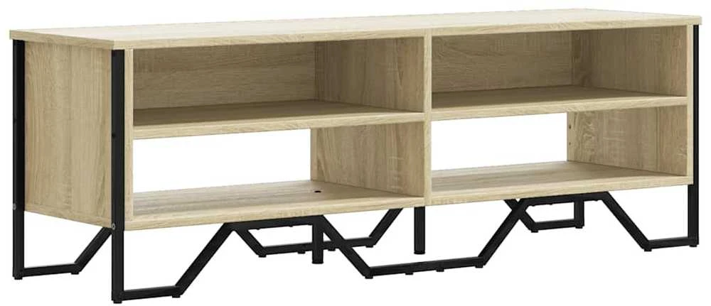 TV staliukas Televizoriaus spintelė, ąžuolo, 122x34x41cm, apdirbta mediena