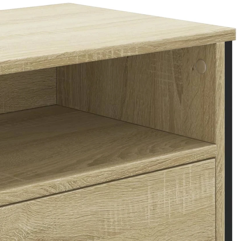 TV staliukas Televizoriaus spintelė, ąžuolo, 122x34x41cm, apdirbta mediena