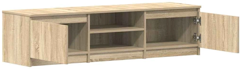 TV staliukas Televizoriaus spintelė, ąžuolo, 140x40x35,5cm, apdirbta mediena