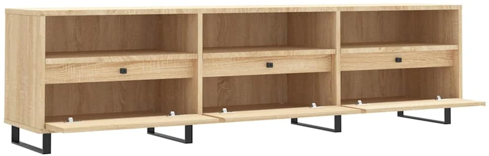TV staliukas Televizoriaus spintelė, ąžuolo, 150x30x44,5cm, apdirbta mediena