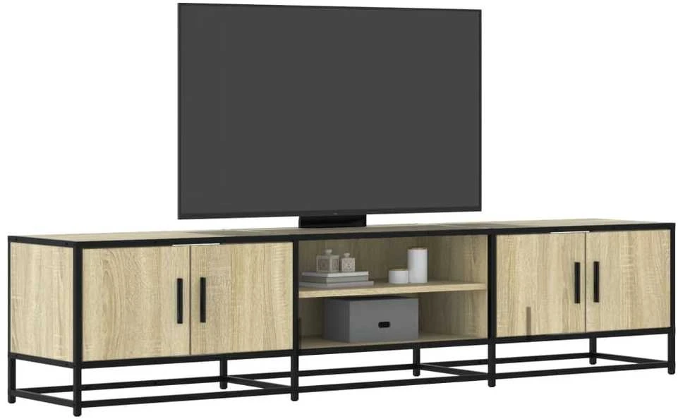 TV staliukas Televizoriaus spintelė, ąžuolo, 180x35x41cm, apdirbta mediena