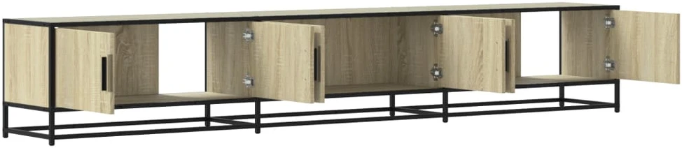 TV staliukas Televizoriaus spintelė, ąžuolo, 240x35x41cm, apdirbta mediena