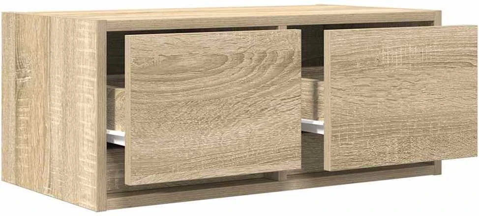 TV staliukas Televizoriaus spintelė, ąžuolo, 60x31x25,5 cm, apdirbta mediena