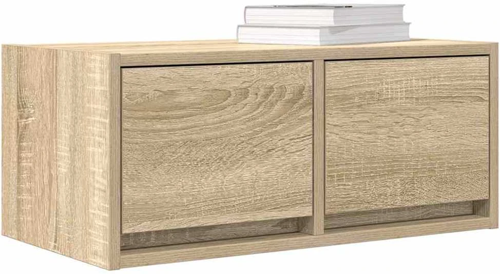 TV staliukas Televizoriaus spintelė, ąžuolo, 60x31x25,5 cm, apdirbta mediena