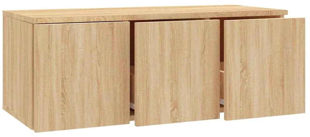 TV staliukas Televizoriaus spintelė, ąžuolo, 80x34x30cm, apdirbta mediena