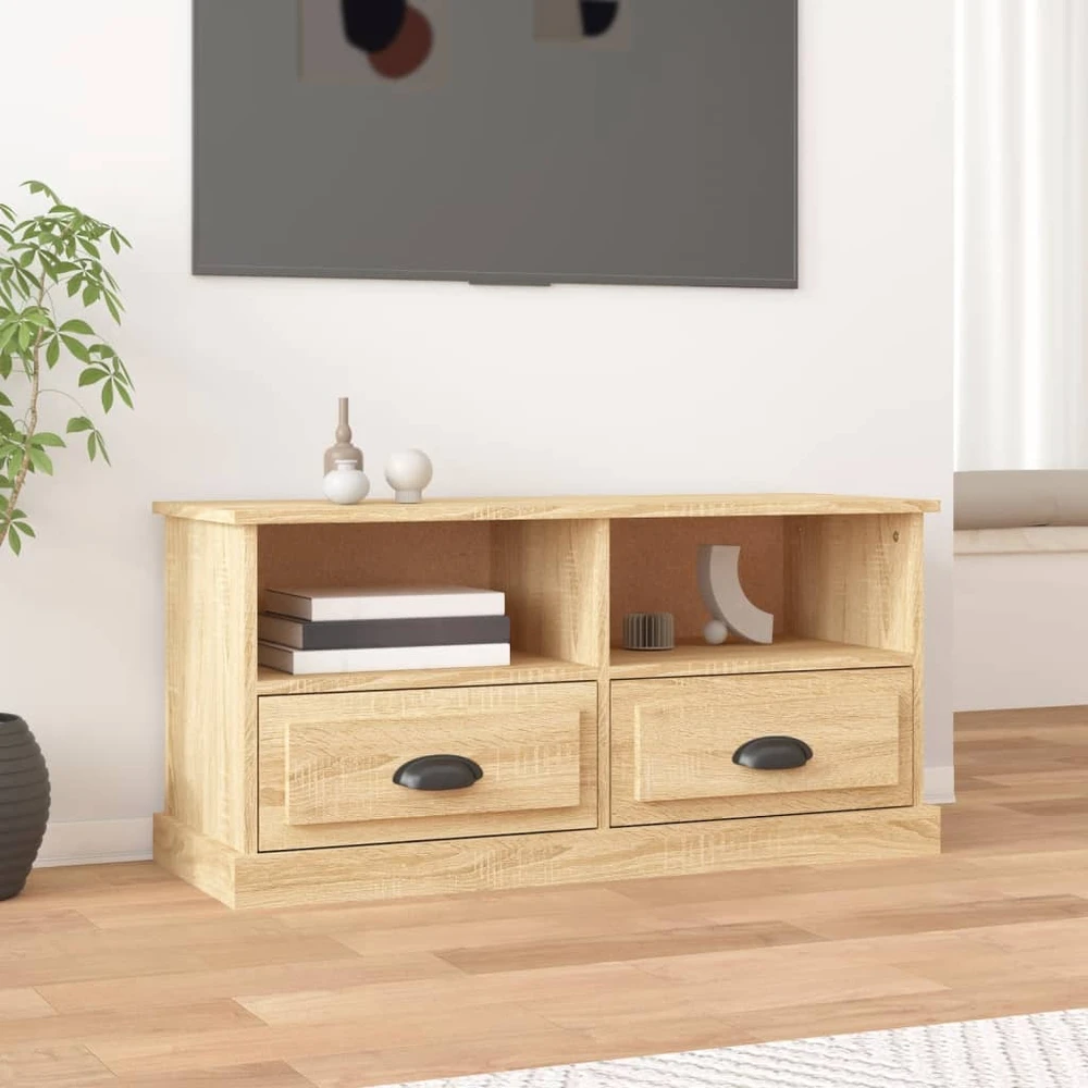 TV staliukas Televizoriaus spintelė, ąžuolo, 93x35,5x45cm, apdirbta mediena