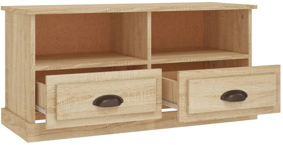 TV staliukas Televizoriaus spintelė, ąžuolo, 93x35,5x45cm, apdirbta mediena