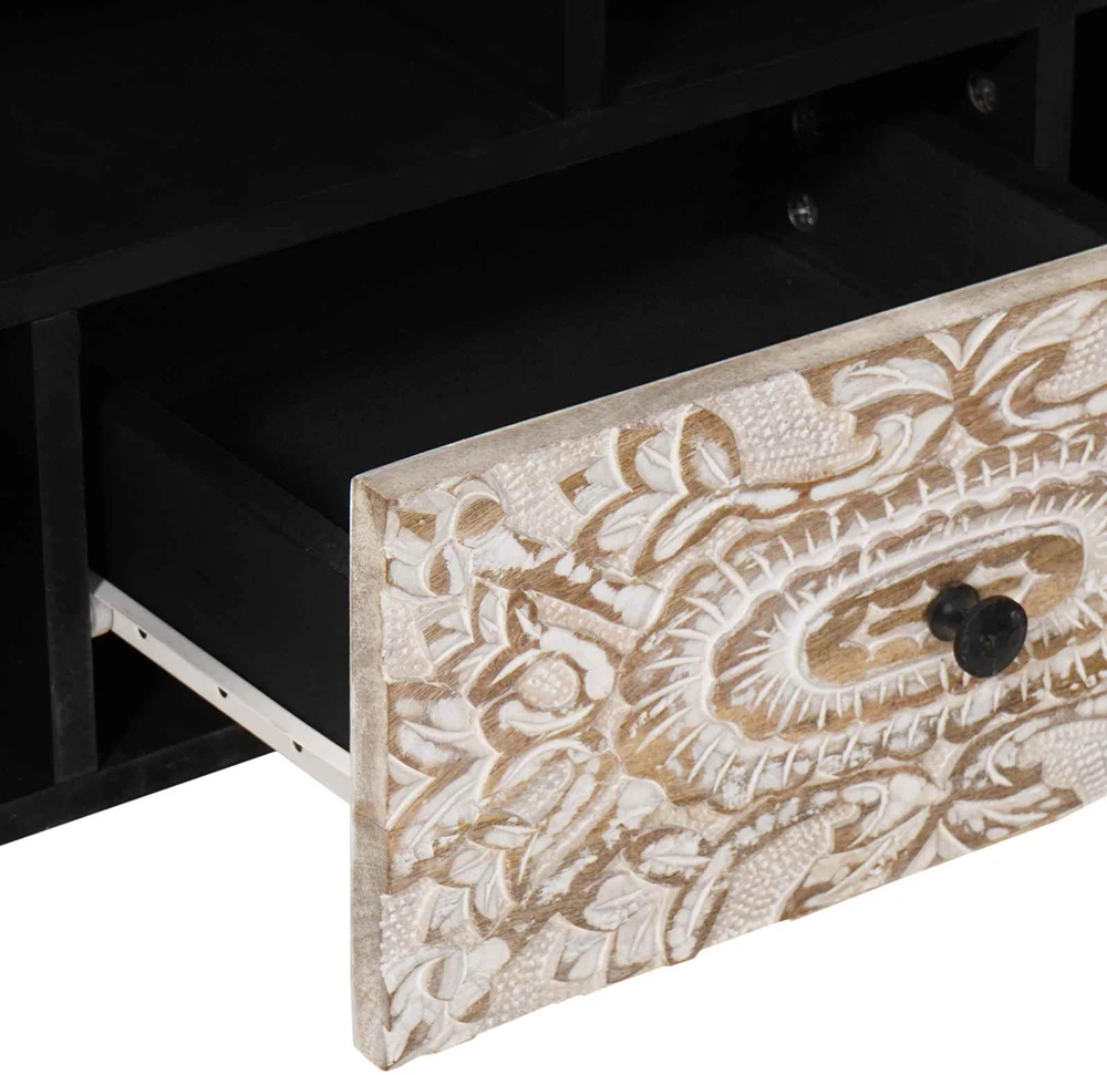 Televizoriaus spintelė Balta 100 x 33,5 x 46 cm