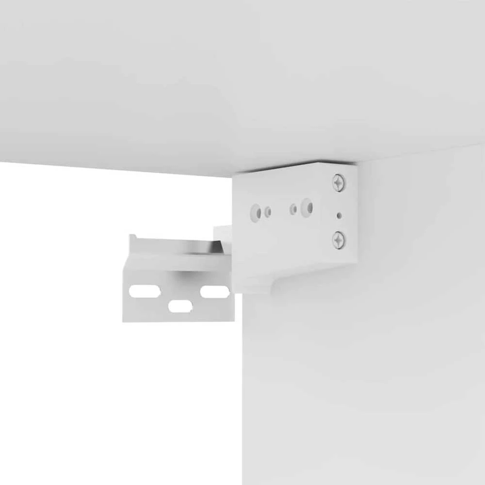 TV staliukas Televizoriaus spintelė, balta, 100x30x30cm, apdirbta mediena