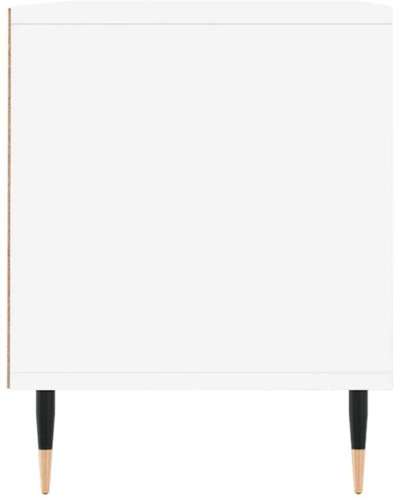 TV staliukas Televizoriaus spintelė, balta, 100x34,5x44,5cm, mediena