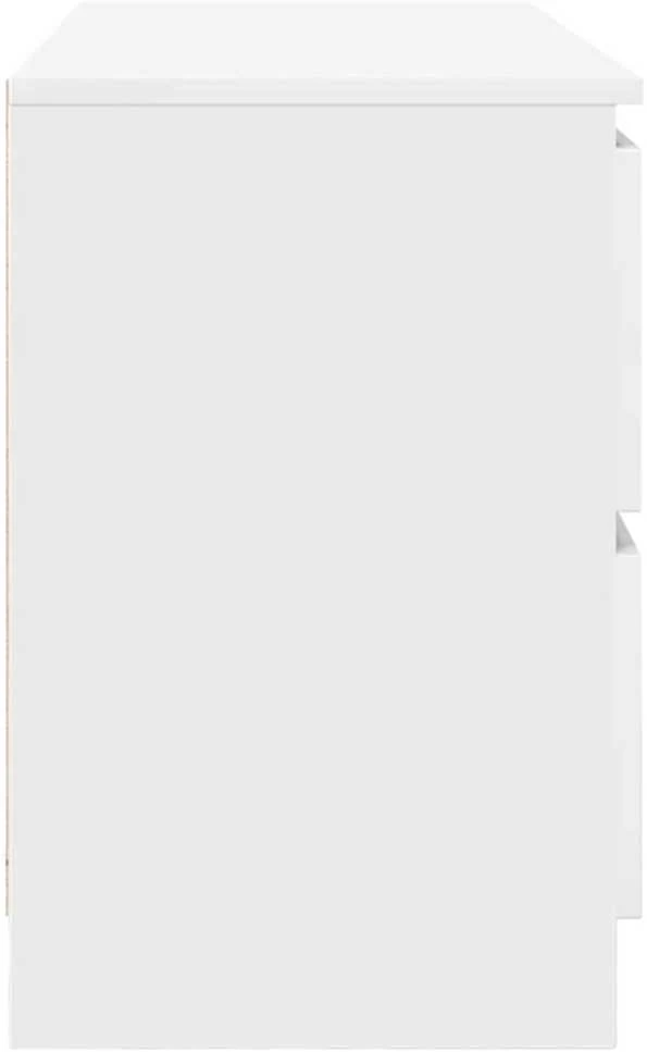TV staliukas Televizoriaus spintelė, balta, 100x35x54 cm, apdirbta mediena