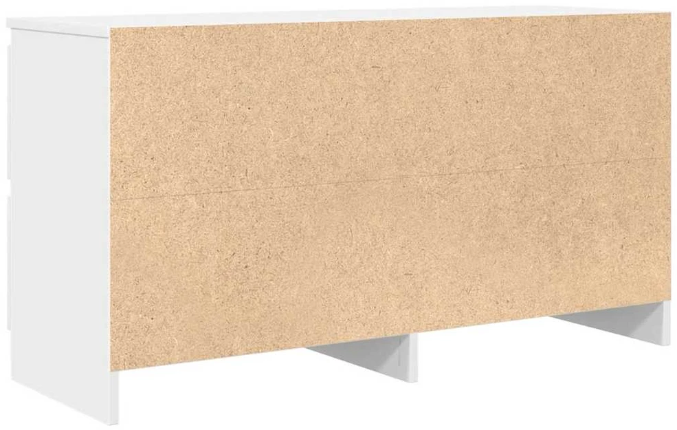 TV staliukas Televizoriaus spintelė, balta, 100x35x54 cm, apdirbta mediena