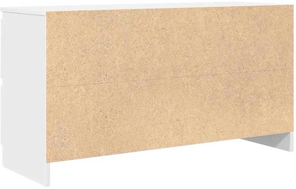 TV staliukas Televizoriaus spintelė, balta, 100x35x54 cm, apdirbta mediena