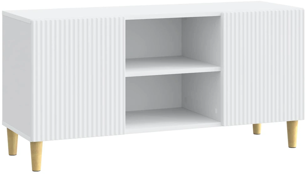 TV staliukas Televizoriaus spintelė Balta 102 x 34,5 x 50 cm