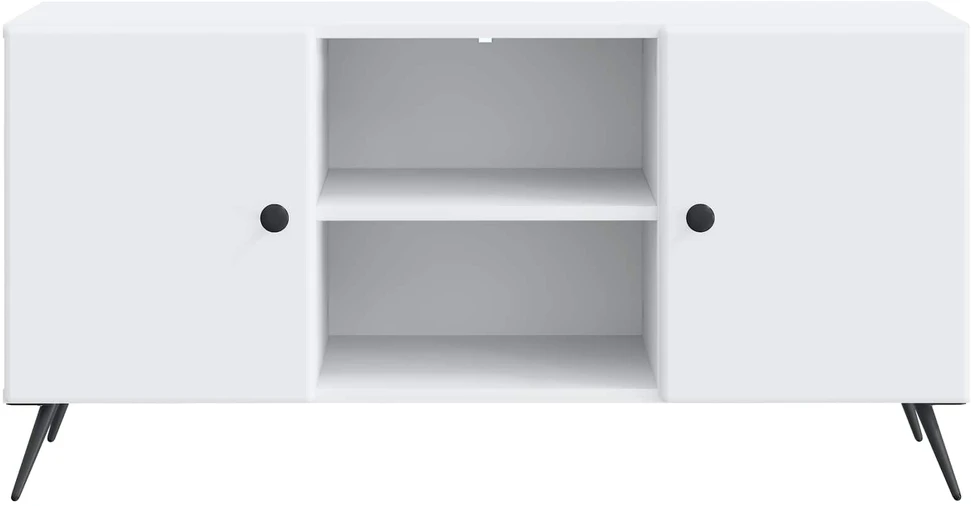TV staliukas Televizoriaus spintelė Balta 102 x 34,5 x 50 cm