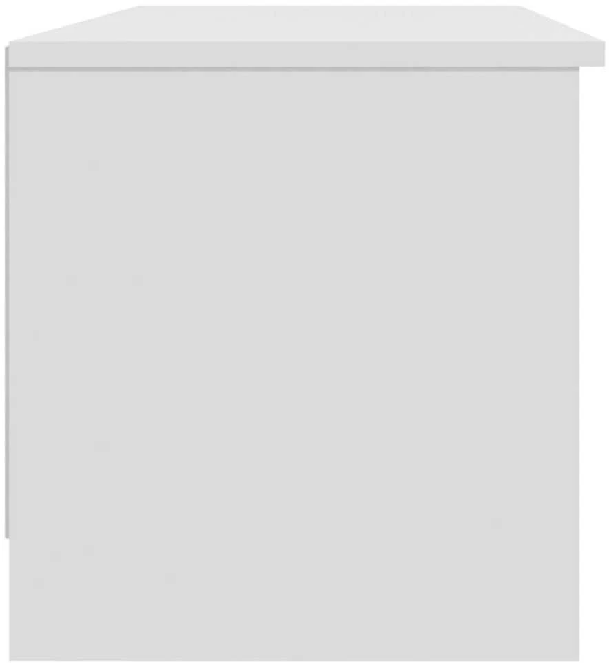 TV staliukas Televizoriaus spintelė, balta, 102x35,5x36,5cm, mediena