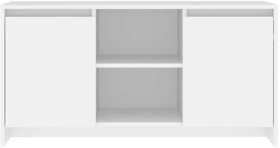 TV staliukas Televizoriaus spintelė, balta, 102x37,5x52,5cm, mediena