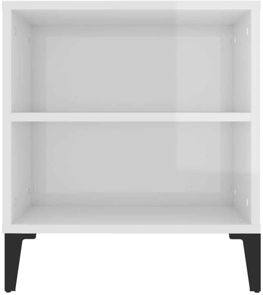 TV staliukas Televizoriaus spintelė, balta, 102x44,5x50cm, mediena, blizgi