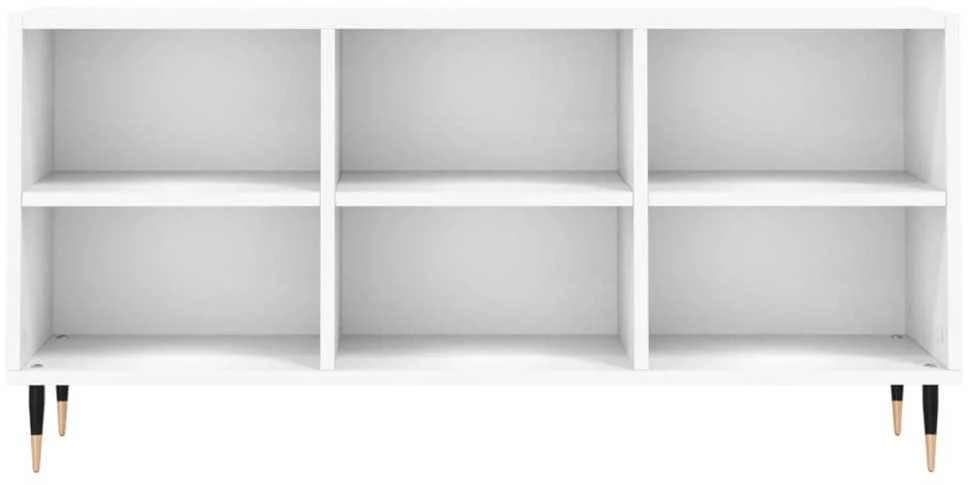 TV staliukas Televizoriaus spintelė, balta, 103,5x30x50cm, apdirbta mediena