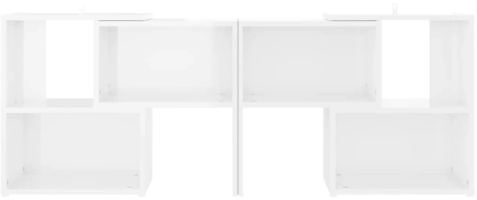 TV staliukas Televizoriaus spintelė, balta, 104x30x52cm, apdirbta mediena