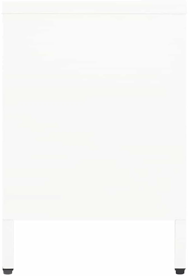 TV staliukas Televizoriaus spintelė, balta, 105x35x52cm, plienas ir stiklas