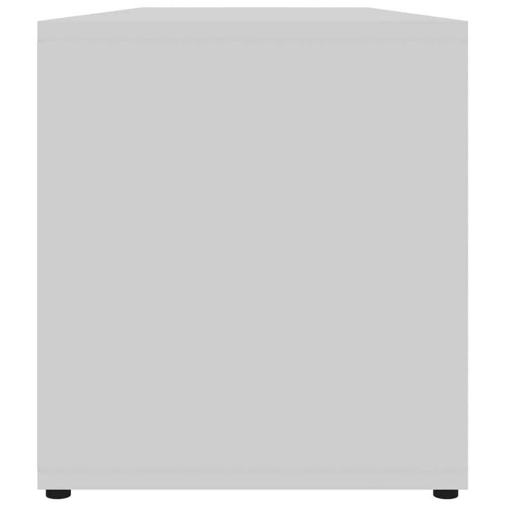 TV staliukas Televizoriaus spintelė, balta, 120x34x37cm, apdirbta mediena