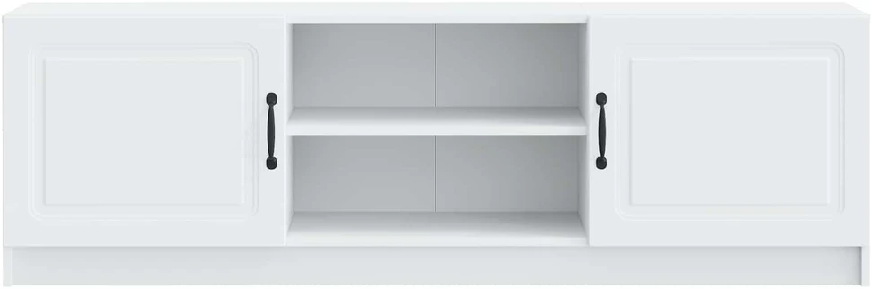 TV staliukas Televizoriaus spintelė Balta 150 x 31 x 47 cm Apdirbta mediena