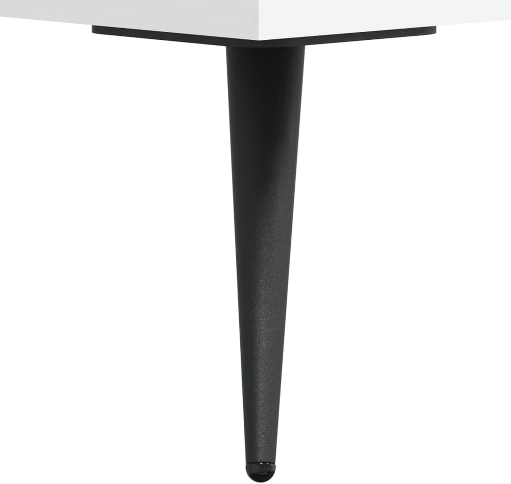 TV staliukas Televizoriaus spintelė, balta, 150x30x44,5cm, apdirbta mediena