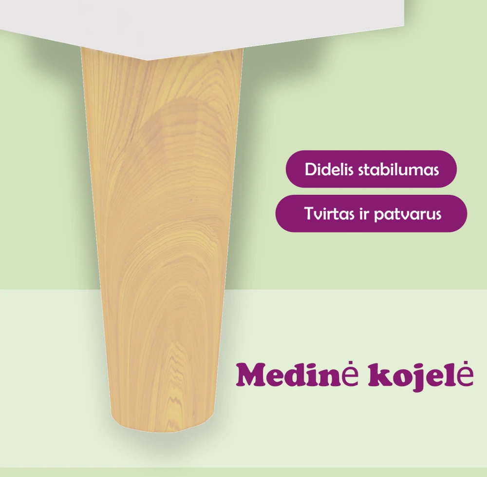 TV staliukas Televizoriaus spintelė, balta, 150x30x50cm, apdirbta mediena