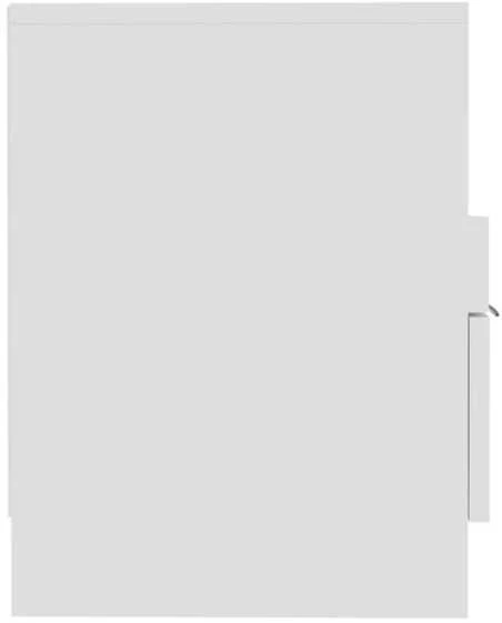 TV staliukas Televizoriaus spintelė, balta, 150x33,5x45cm, apdirbta mediena