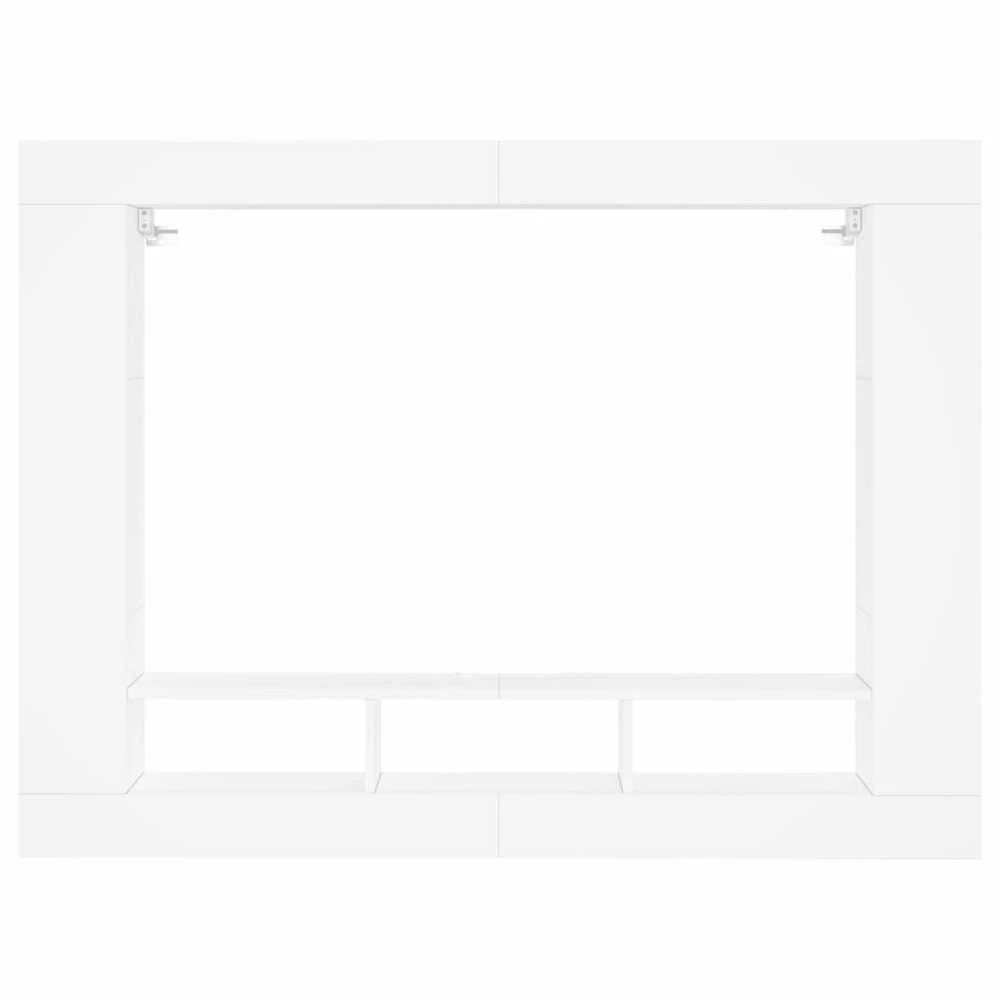 TV staliukas Televizoriaus spintelė, balta, 152x22x113cm, apdirbta mediena