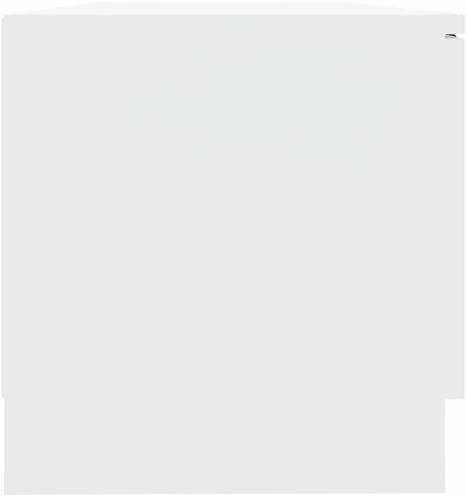 TV staliukas Televizoriaus spintelė, balta, 80x35x36,5cm, apdirbta mediena