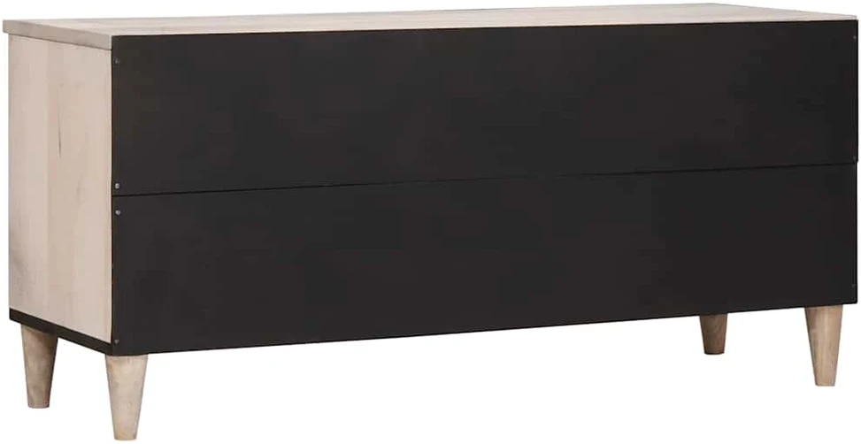 Televizoriaus spintelė Balta išblukinta 100 x 33 x 46 cm