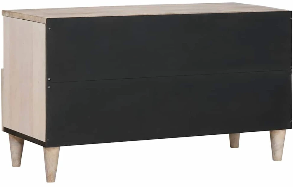 Televizoriaus spintelė Balta išblukinta 80 x 33 x 46 cm