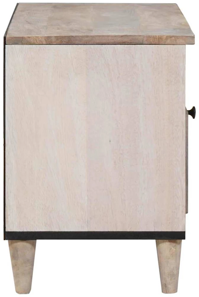 Televizoriaus spintelė Balta išblukinta 80 x 33 x 46 cm
