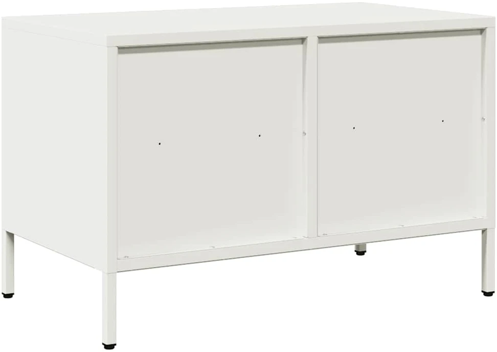 TV staliukas Televizoriaus spintelė, baltos, 68x39x43,5cm, plienas