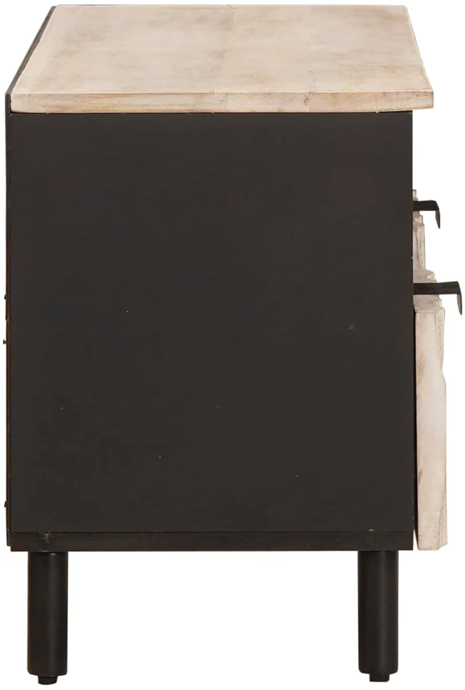 Televizoriaus spintelė Baltos skalbimo apdaila 100 x 33 x 46 cm