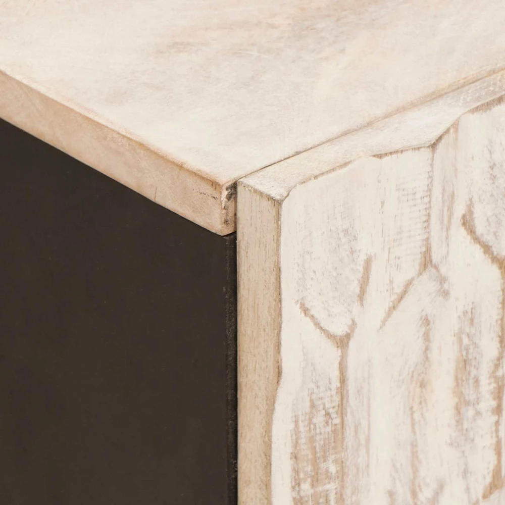 Televizoriaus spintelė Baltos skalbimo apdaila 105 x 33 x 46 cm