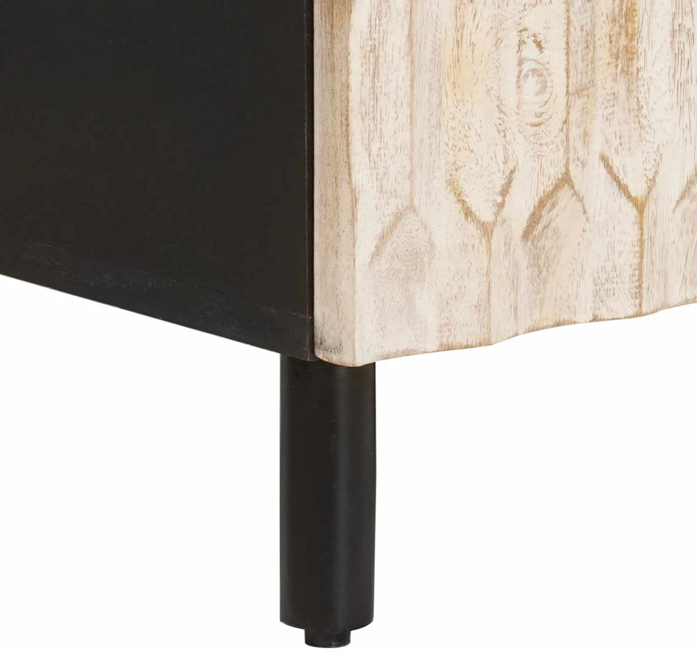 Televizoriaus spintelė Baltos skalbimo apdaila 105 x 33 x 46 cm