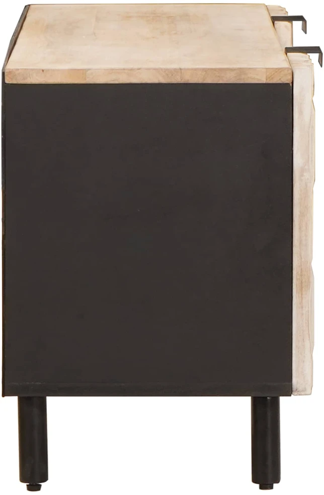 Televizoriaus spintelė Baltos skalbimo apdaila 105 x 33 x 46 cm