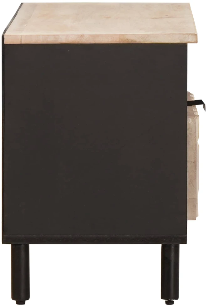 Televizoriaus spintelė Baltos skalbimo apdaila 80 x 33 x 46 cm