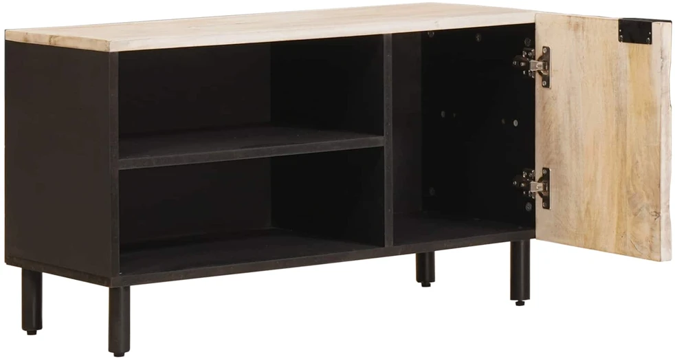Televizoriaus spintelė Baltos skalbimo apdaila 80 x 33 x 46 cm