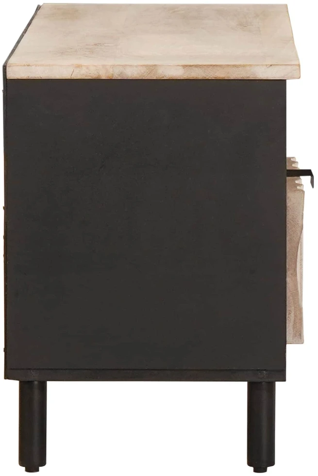 Televizoriaus spintelė Baltos skalbimo apdaila 100 x 33 x 46 cm