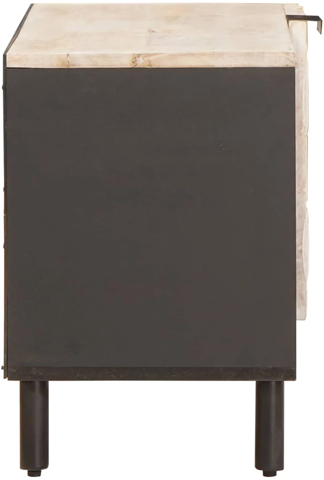 Televizoriaus spintelė Baltos skalbimo apdaila 80 x 33 x 46 cm