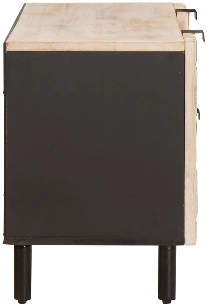 Televizoriaus spintelė Baltos skalbimo apdaila 105 x 33 x 46 cm