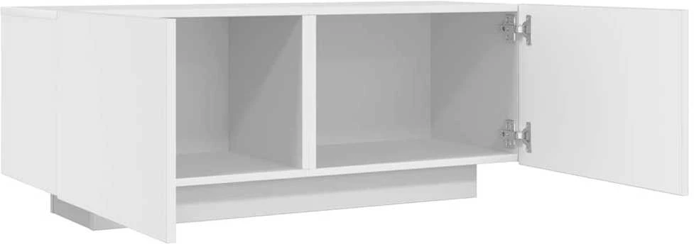 TV staliukas Televizoriaus spintelė, baltos spalvos, 100x35x40cm, mediena