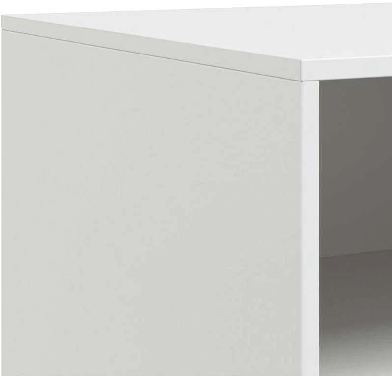 TV staliukas Televizoriaus spintelė, baltos spalvos, 67x39x44cm, plienas