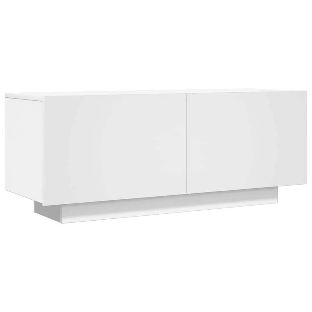 TV staliukas Televizoriaus spintelė, baltos spalvos, 100x35x40cm, mediena